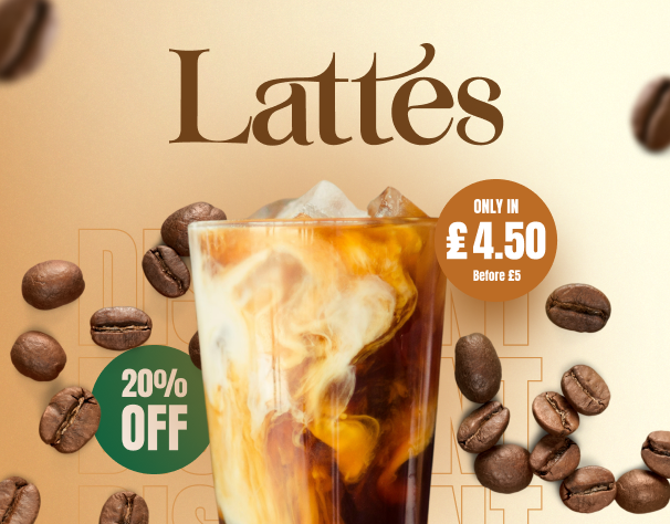 Latte - Discount Campaign advertisement branding campaign digital media graphic design visual designs visual identity