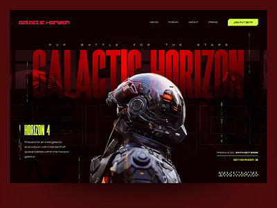 Game landing page UI UX design game game design game landing page landing page