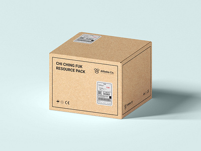 Cargo Box Packaging Design box cargo carton delivery box design graphic design packaging print