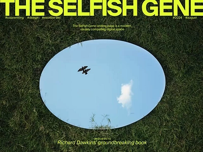 The Selfish Gene — Desktop & Mobile book bookdesign creativedesign design desktopdesign educational educationalwebsite grid layout mobiledesign responsivedesign typography ui uiux unusual layout uxdesign uxui web design webdesign webflow