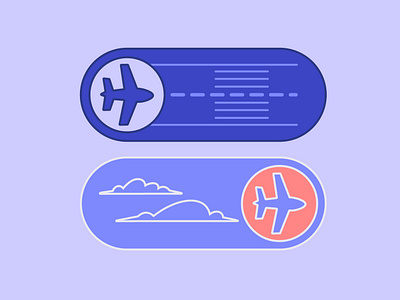 Flight mode illustration 2d illustration graphic design illustration plane rest ticket travel trip