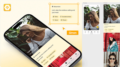 Bumble FREE UI Kit - By Marvilo badoo bumble bumble app dating dating app dating software happn hinge matchmaking matchmaking app redesigned apps tinder tinder app