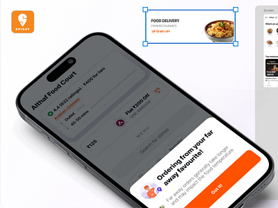 Swiggy FREE UI Kit - By Marvilo deliveroo app delivery delivery app food delivery food ordering online food ordering ordering app swiggy swiggy app swiggy food delivery swiggy ui uber delivery app