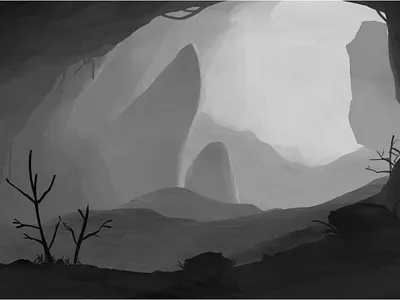 Concept Art Thumbnail concept art digital painting landscape thumbnail