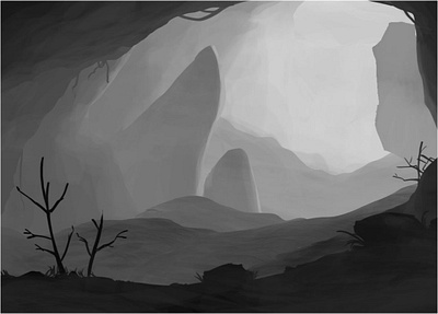 Concept Art Thumbnail concept art digital painting landscape thumbnail