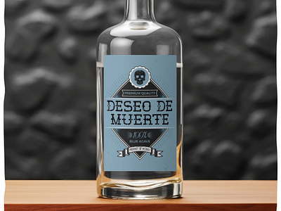 Deseo De Muerte Tequila Branding appareal branding illustrator logo packaging photoshop print tequila vector