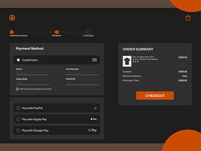 Daily UI #002 - Credit Card Checkout Design checkout page credit card dailyui design ui