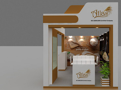 org 3d design 2d 3d 3dfood 3dstall artist atlas branding designer fabrication foodstall graphic design professional stall