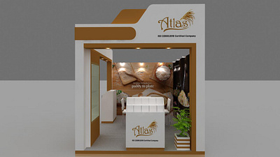 org 3d design 2d 3d 3dfood 3dstall artist atlas branding designer fabrication foodstall graphic design professional stall