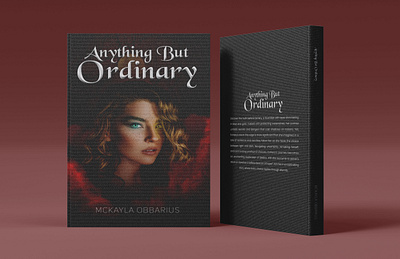 "ANYTHING BUT ORDINARY" Book Cover amazon author book book cover cover design kindle photoshop