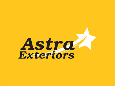 Astra Exteriors Logo 3d astra exteriors astra logo brand logo branding business logo creative logo custom logo flat logo logo logo design minimal logo star logo technology logo typography unique logo wordmark logo