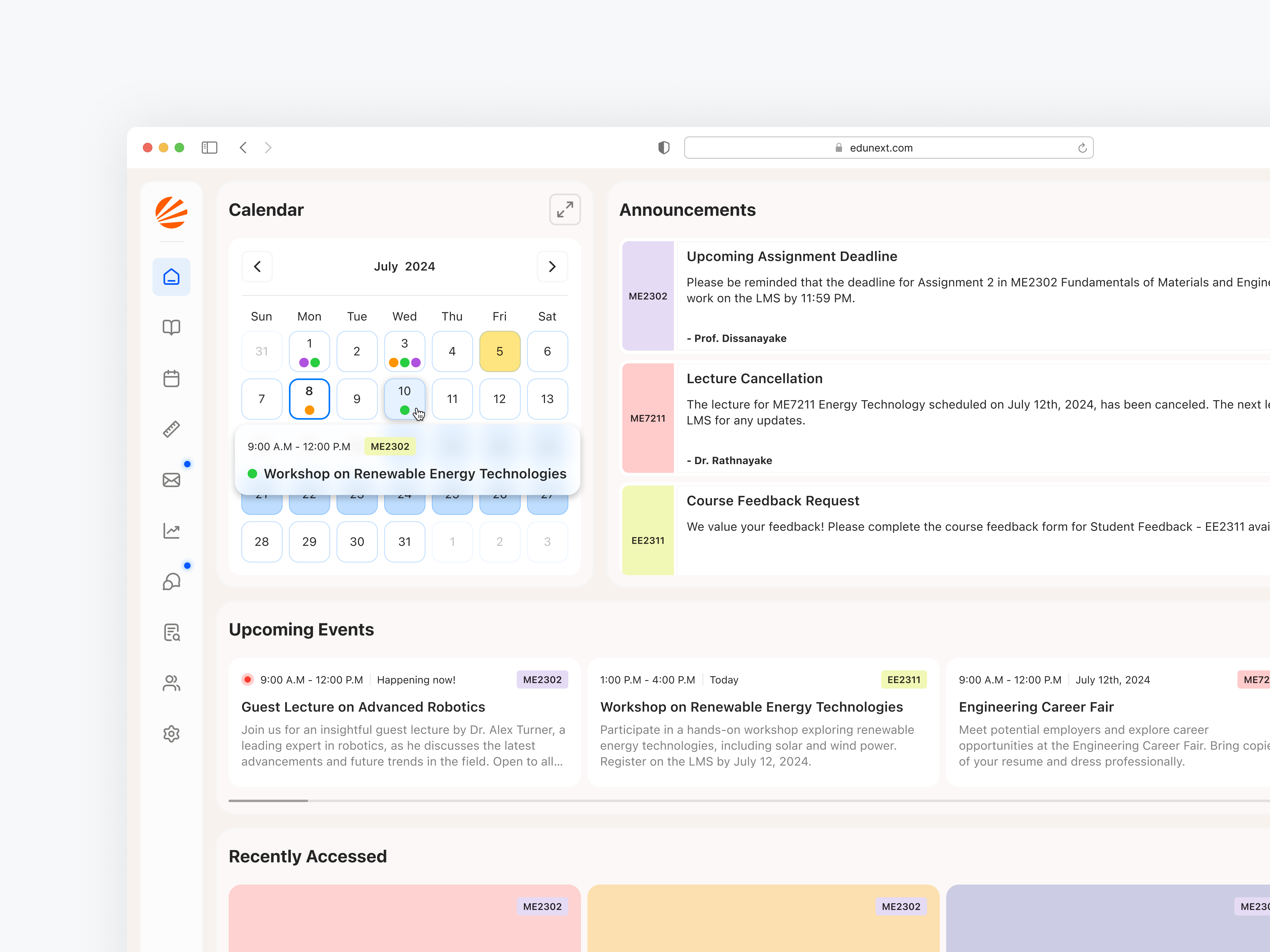 Example of Saa S UI/UX Design