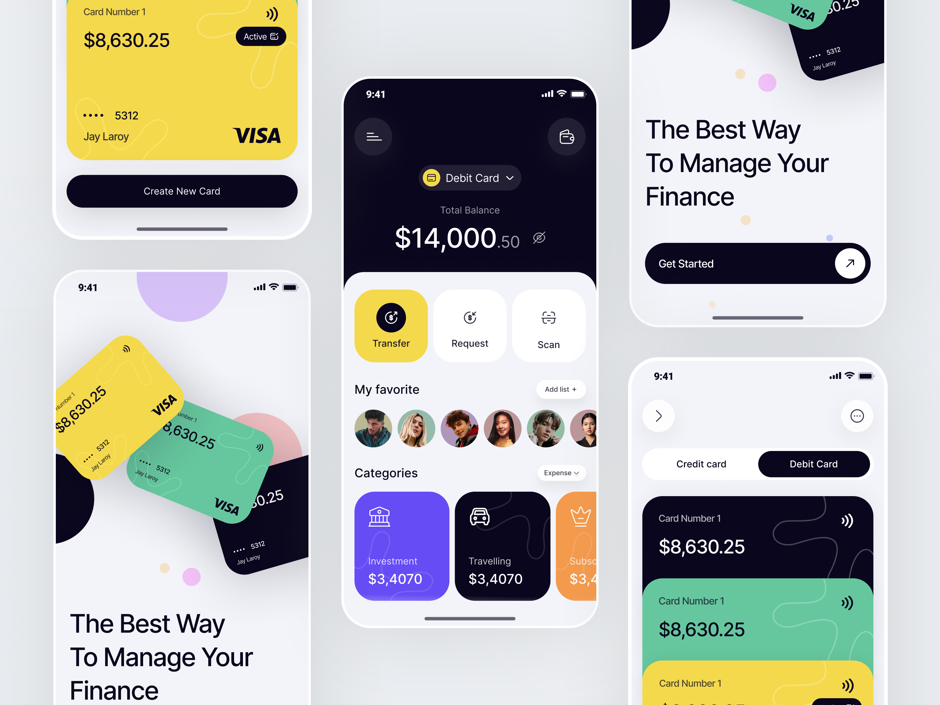 Example of Mobile App Design (50 Screens)