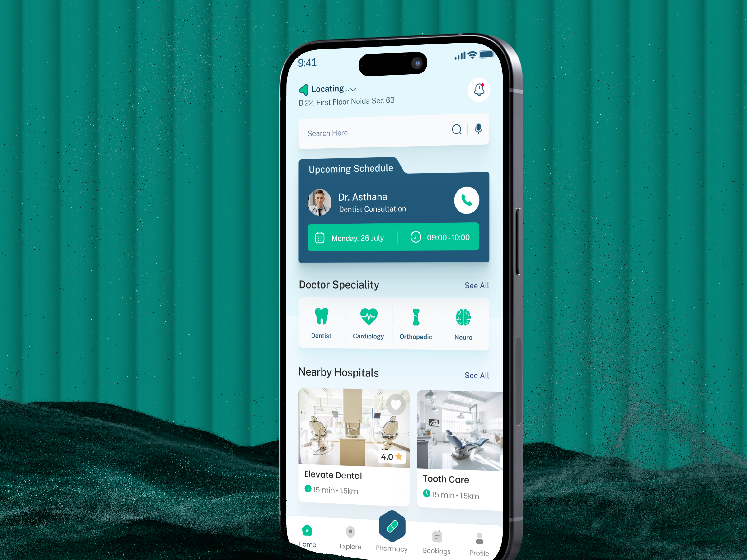 Doctor Appointment App app appointment design doctorapp mobileapp ui userinterface