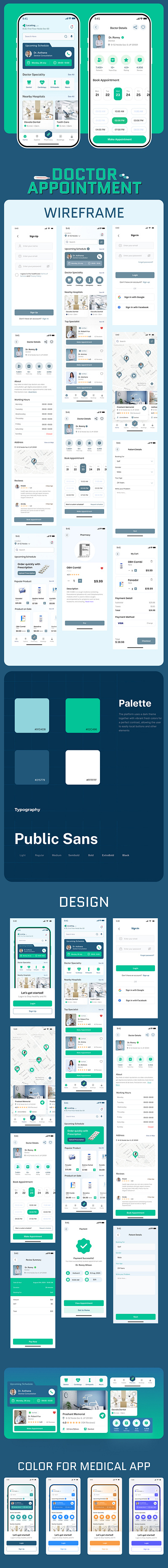 Doctor Appointment App app appointment design doctorapp mobileapp ui userinterface
