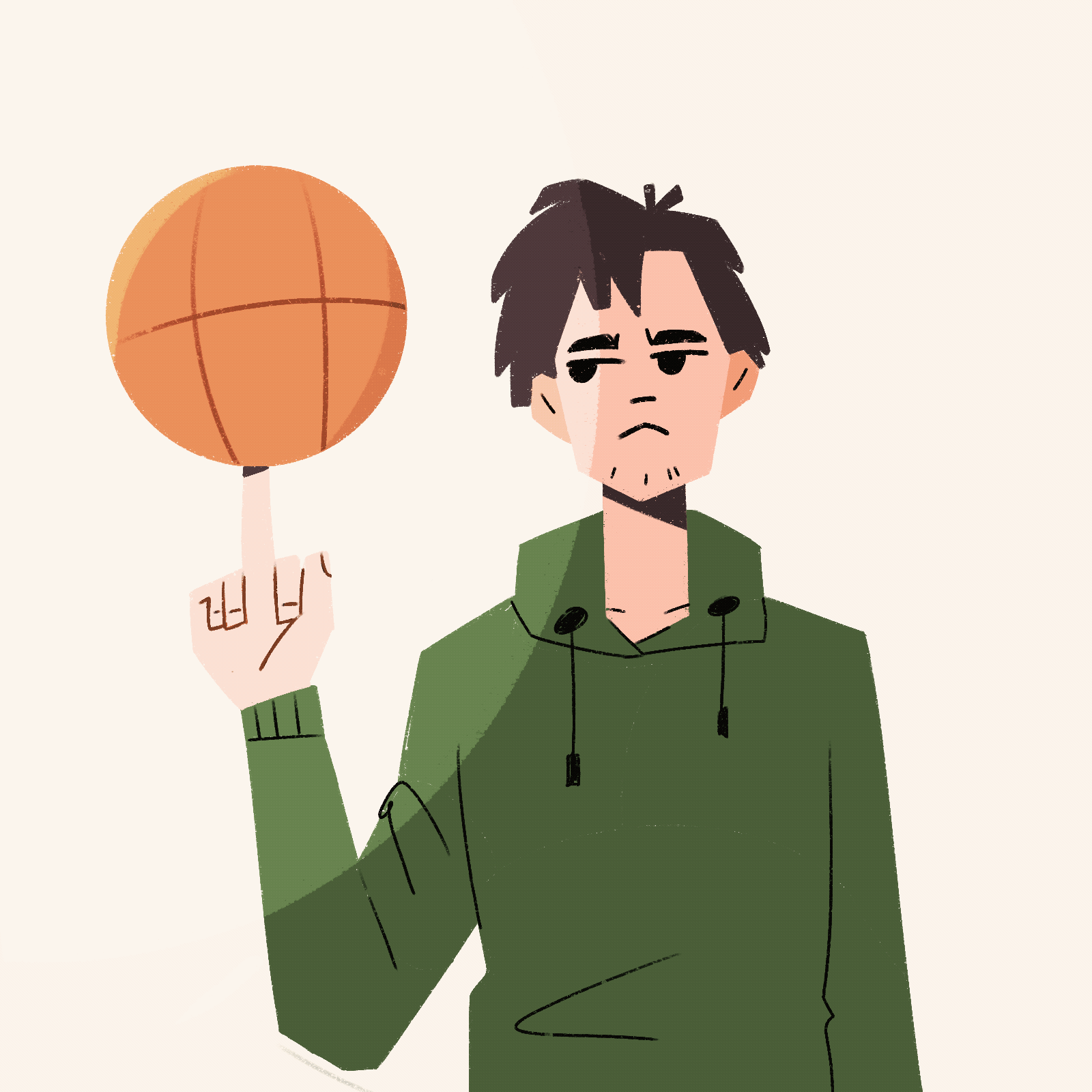 Basketball 🙄 2d ball basketball boy cartoon illustration