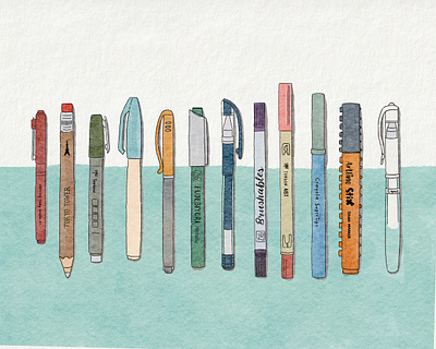 Drawing tools art design illustration