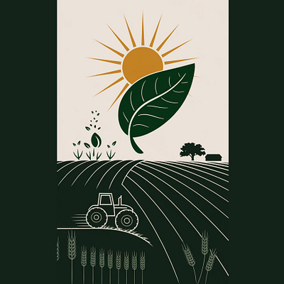 Agriculture Book Cover Design agriculture design