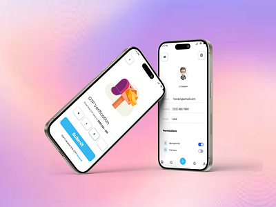 OTP Verification apps design designer graphic design mobile responsive ui ux