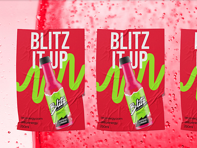 Blitz | Energy Drink Branding & Packaging bold brand identity branding energy drink fnb graphic design logo packaging