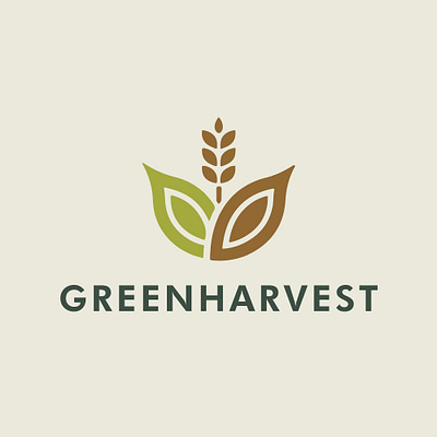 Greenharvest logo.(Unused) agriculture branding creative logo logo design tree logo uniqe