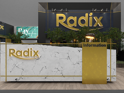 RODIX BOOTH 3d render sketchup vray