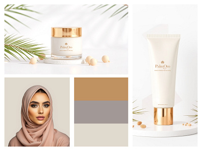 Palmoro: The Pinnacle of Arabian Skincare Luxury branding design graphic design illustration vector