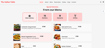 Daily UI Challenge #043 challenge css dailyui day43 food html reataurant website