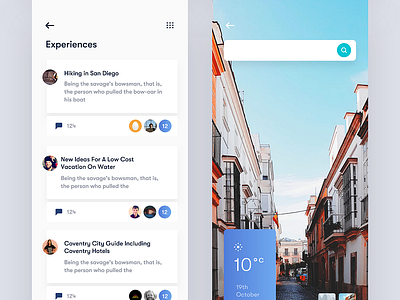 Travel App - Experiences