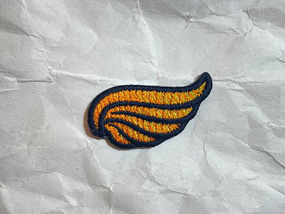 "The Last October Flame" SCOUT BADGE! badge graphic design patch product design scout patch scouts