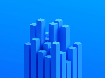 3D graph animation 3d abstract animation background blender blocks blue color branding cover data design graph levels looping minimal motion graphics render shape simple template