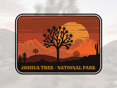 Joshua Tree. arizona branding cowboy desert illustration illustration artist joshua tree logo designer patch patch work patches rodeo tshirt design tshirt designer western western wild