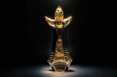 Perfume Bottle Design black bottle design golden luxury perfume premium product