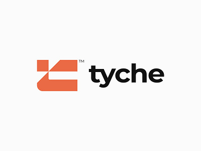 TYCHE LOGO branding grid letter mark logo design logo inspiration logo maker logogrid logos logotype symbol t