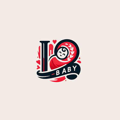 LoveBaby childcare logo graphic design