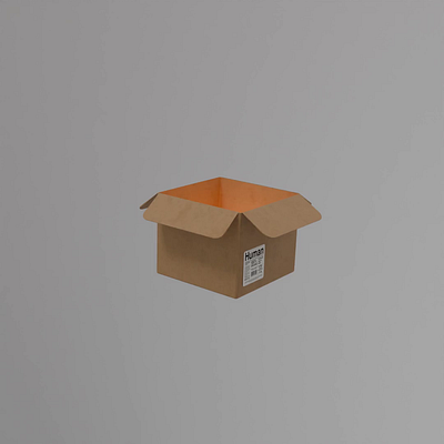 Cardboard box 3d animation blender blender 3d modelling motion graphics