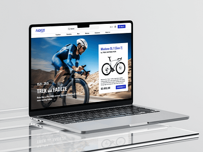 FADEZE design graphic design prototype sport triathlon ui ux website