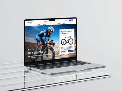 FADEZE design graphic design prototype sport triathlon ui ux website