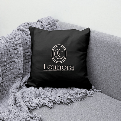 LEUNORA branding design elegant graphic design illustration logo logomoon luxury logo moon moon vektor vector