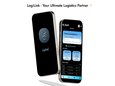 A streamlined logistics app for effortless shipping cleandesign deliveryapp figma figmadesign logisticsapp minimaldesign mobileappdesign parcel tracking productdesign shippingapp shippingsolutions trackanddeliver ui ui design uiuxdesign uxcasestudy