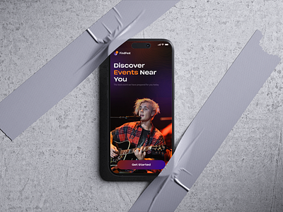 Event Listing Mobile App - Daily UI Day 70/100 app application concert daily ui daily ui day 70 day 70 design event booking event listing event ticket purchase eventbrite inspiration israt justin biber mobile app mobile screens ticket purchase ui uxisrat