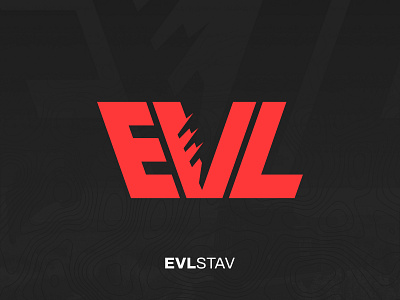 EVLSTAV brand branding construction excavator ground letter logo negative space redesign sharp