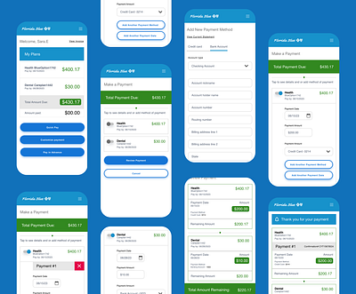 Mobile: Billing Application mobile app mobille user interface