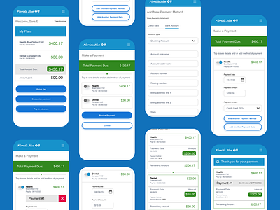 Mobile: Billing Application mobile app mobille user interface