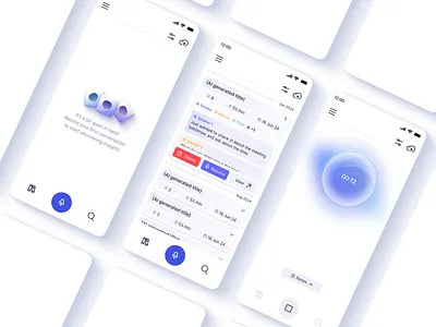 Conversatum - AI Transcription App ai ai design ai transcription ai transcription app app app design design transcription