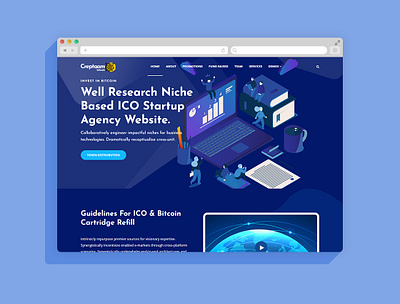 Crypto Landing Page business landing page business website crypto landing page crypto website design elementor landing page ui branding web web design website website design wordpress wordpress landing page wordpress website