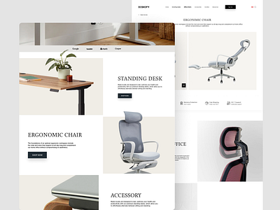 Offic essential online shop minimall onlineshop website webdesign website