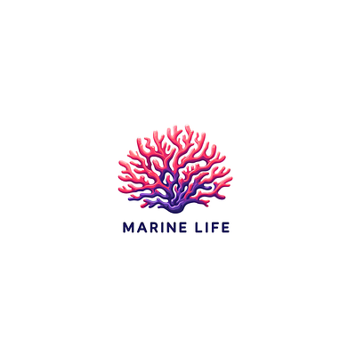 MARINE LIFE graphic design