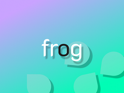 frog forest forest frogs typography ui