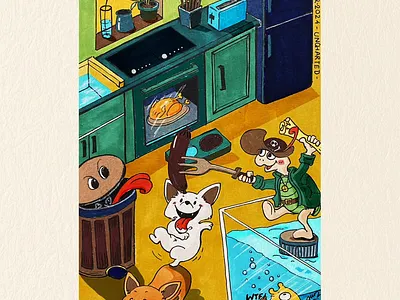 Inktober 2024 Uncharted Day 20 2024 adventure drawing freelance game design graphic design illustration ink inktober portfolio uiux uncharted